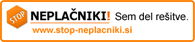 Stop Neplačniki - Sem del re&scaron;itve.